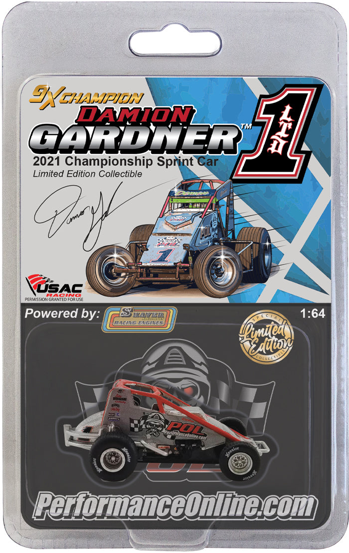 Limited Edition Die Cast POL Damion Gardner 2021 Championship Sprint Car - 1:64 Scale