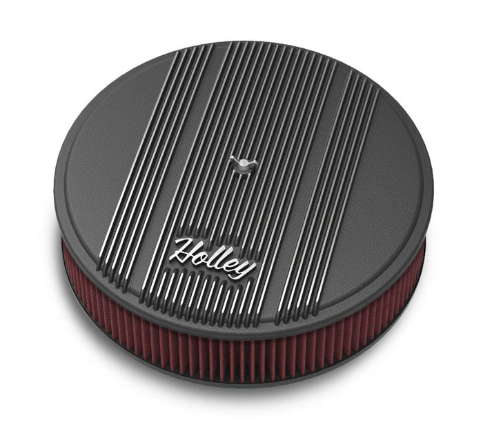 Holley Vintage Series 14" Finned Air Cleaner Assembly