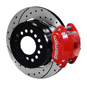 Big Ford New Style Wilwood - Rear Disc Brake Conversion with Parking Brake, Ford 9" w/ Big Torino Flange