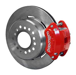 Wilwood - Rear Disc Brake Conversion with Parking Brake, Ford 9" w/ Big Torino Flange