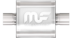 Magnaflow Center / Center 6" Race Muffler - Polished