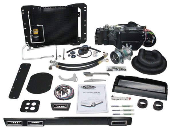 1964-66 Chevy Truck SureFit Complete AC & Heat Kit, OEM Rotary Controls
