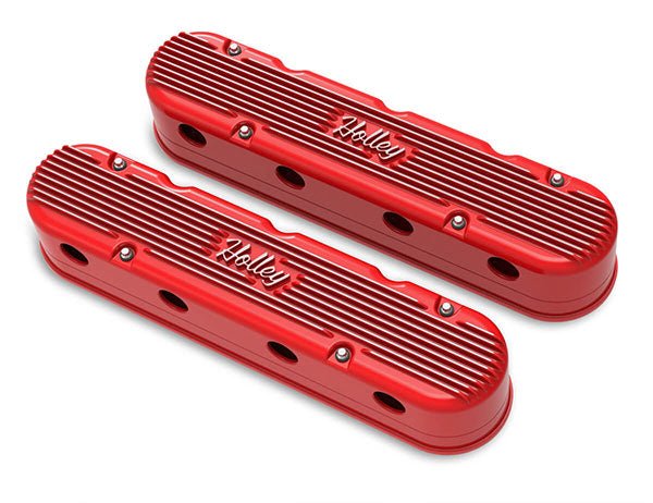 Holley Gen III/IV LS 2-Piece Vintage Holley Series Aluminum Valve Covers