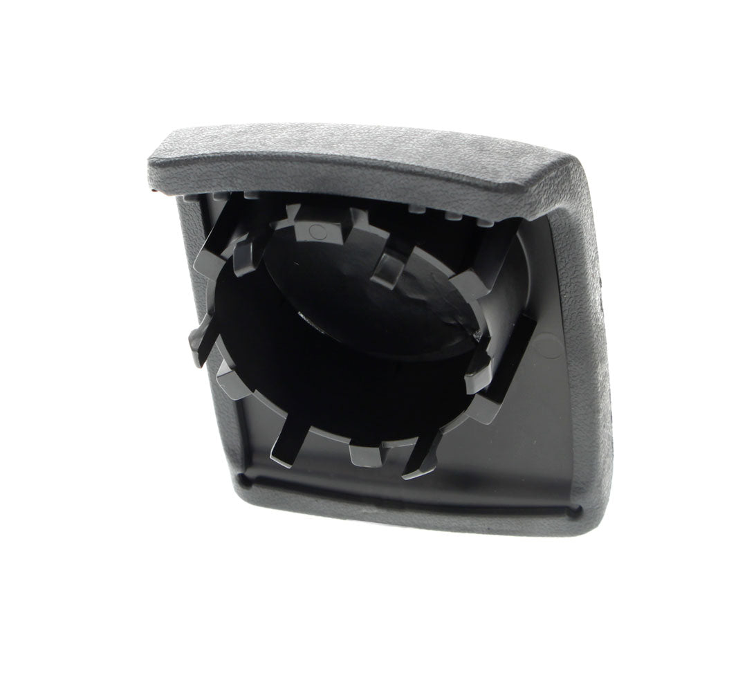 1978-91 Chevrolet Truck Steering Wheel Horn Button, Deluxe, Black & Silver