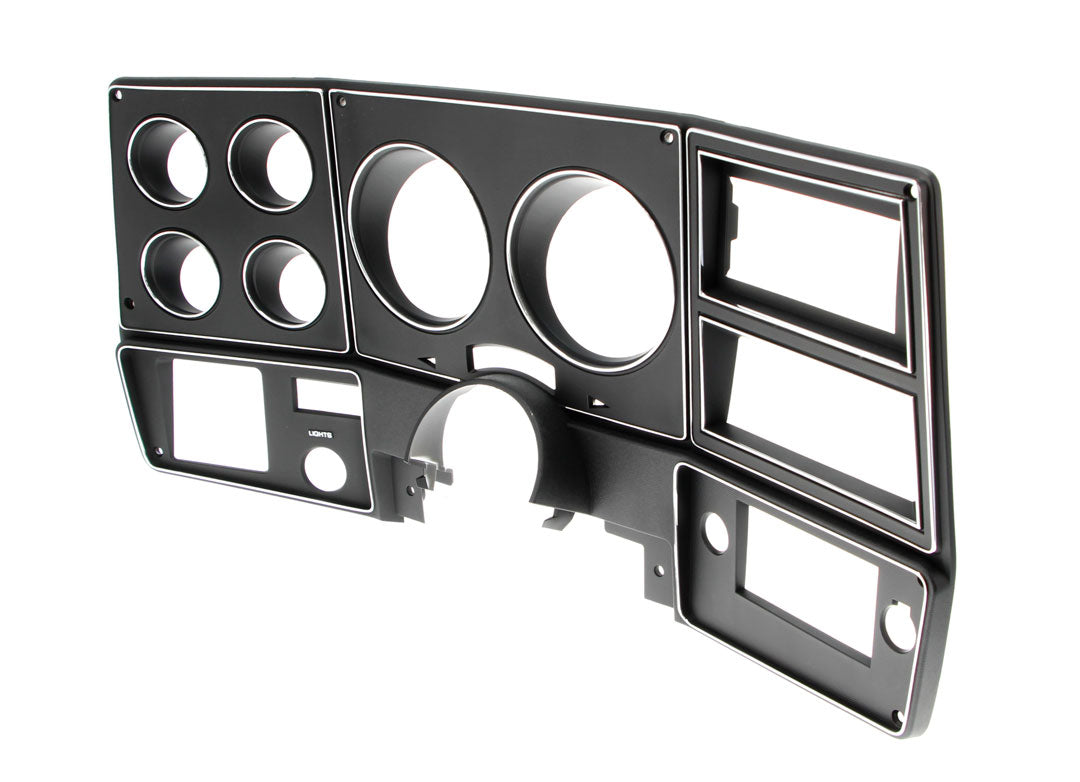 1978-80 Chevrolet / GMC Truck Dash Bezel, Black with Chrome Details