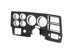 1984-87 Chevrolet / GMC Truck Dash Bezel, Black with Chrome Details, with A/C. Each.