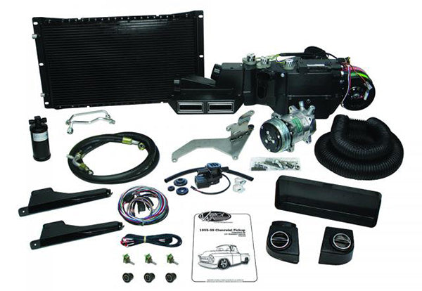1955-57 Chevy Truck SureFit Complete A/C and Heat Kit for Standard Controls