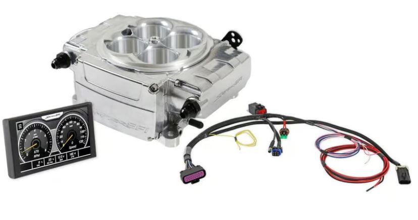 Holley Sniper 2 EFI 4 Barrel Fuel Injection Conversion - Shinny Finish