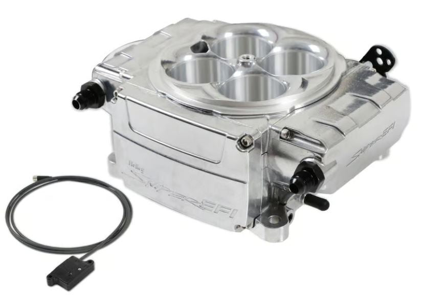 Holley Sniper 2 EFI 4 Barrel Fuel Injection Conversion - Shinny Finish