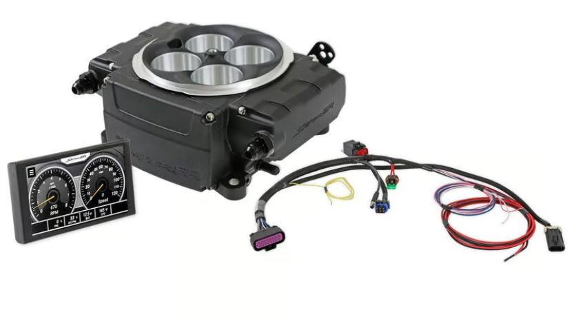 Holley Sniper 2 550-511 EFI 4 Barrel Fuel Injection Conversion - Black Finish