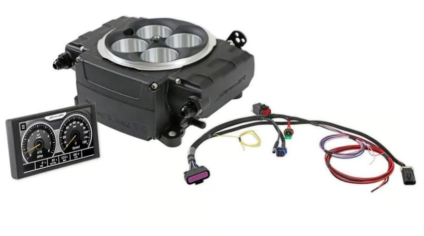Holley Sniper 2 550-511 EFI 4 Barrel Fuel Injection Conversion - Black Finish