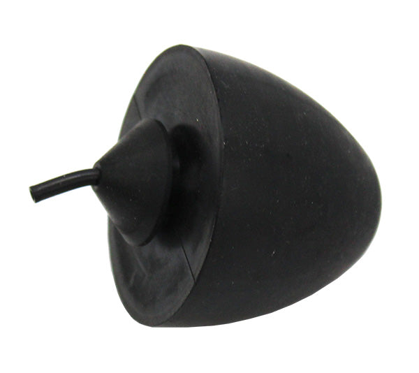 GM Style Upper Control Arm Bump Stop, Pull Through Type, Rubber, Ea