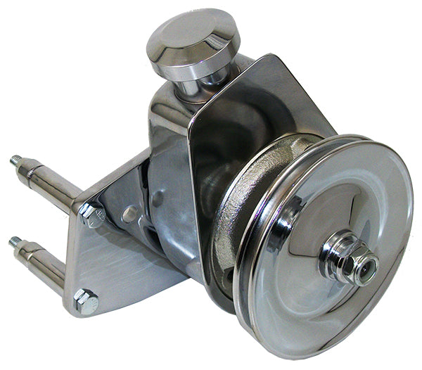 Chrome Power Steering Pump Small Block Ford