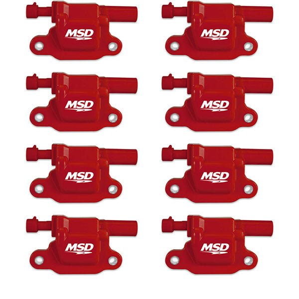 MSD Ignition Coil, GM LS Blaster Series - LS2/LS3/LS4/LS7/LS9 - Red