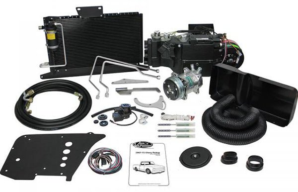 1967-72 Chevy & GMC Truck SureFit Complete AC & Heat Kit for Non AC Trucks