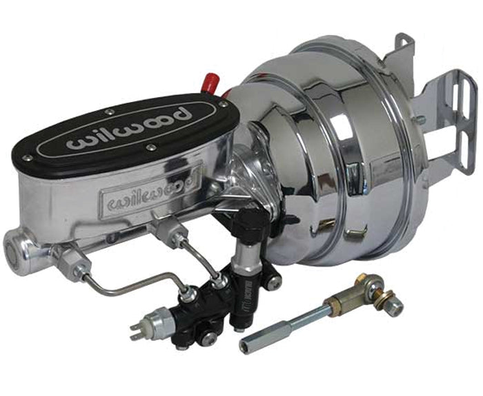 1964-72 Chevy Chevelle Chrome Power Brake Booster with Wilwood Master Cylinder