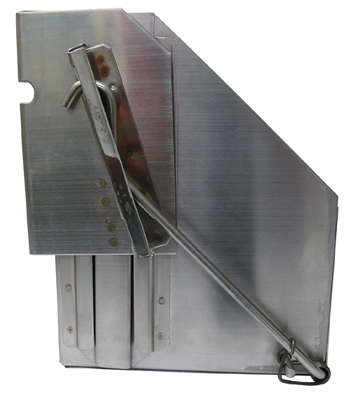 Drop Down Battery Box, Stainless Steel, Group 24 Batteries