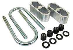 1960-72 Chevy, GMC Truck Lowering Block kit, Rear, Aluminum