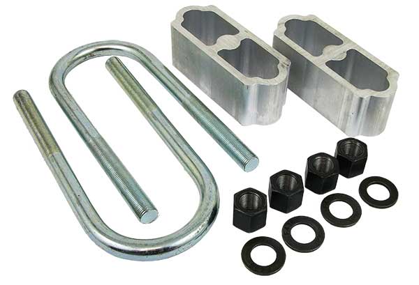 1960-72 Chevy, GMC Truck Lowering Block kit, Rear, Aluminum