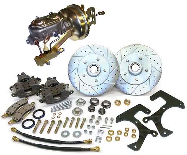 1957-64 Ford F-100 Truck Power Disc Brake Conversion Kit, 5 x 5.5" Bolt Pattern