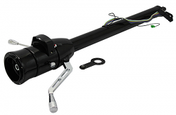 Tilt Steering Column, Black Powder Coated, Column Shift
