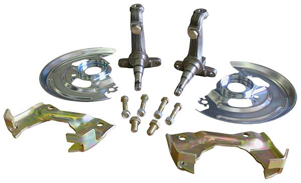 1962-74 Chevy Nova Disc Brake Spindle Kit, OEM type GM car