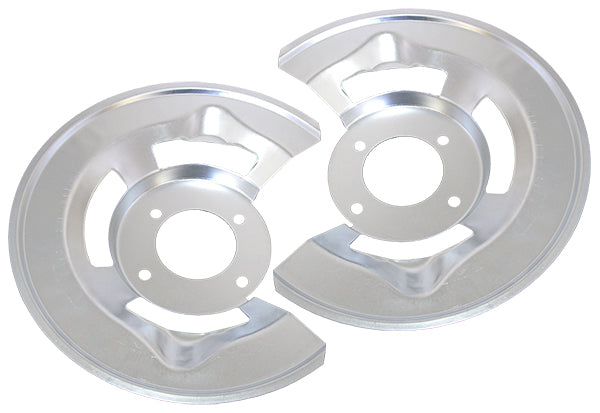 1964-73 Ford Car Disc Brakes Dust Shields, Pair