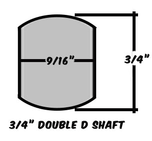 Intermediate Steering Shaft, 3/4"DD X 36" Long