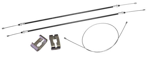 1949-54 Chevy Sedan, Emergency Brake Cable Set, Rear Disc