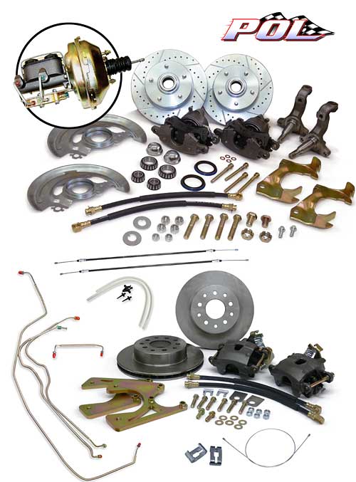 1968-74 Chevy Nova Front and Rear Power Disc Brake Conversion Kit