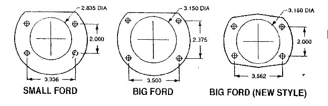 Ford Truck 9" Rear End Disc Brake Conversion Kit, 11.5" Rotors, 5 x 5.5" Bolt Pattern