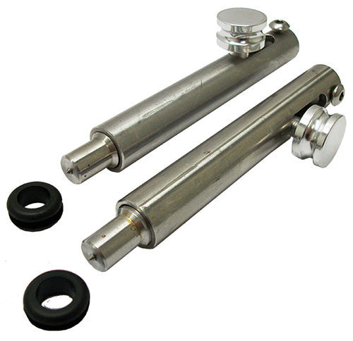 Stealth Tail Gate Latches, Hidden Type, 1947-87 Chevy, GMC Truck Stepside, Stainless Steel