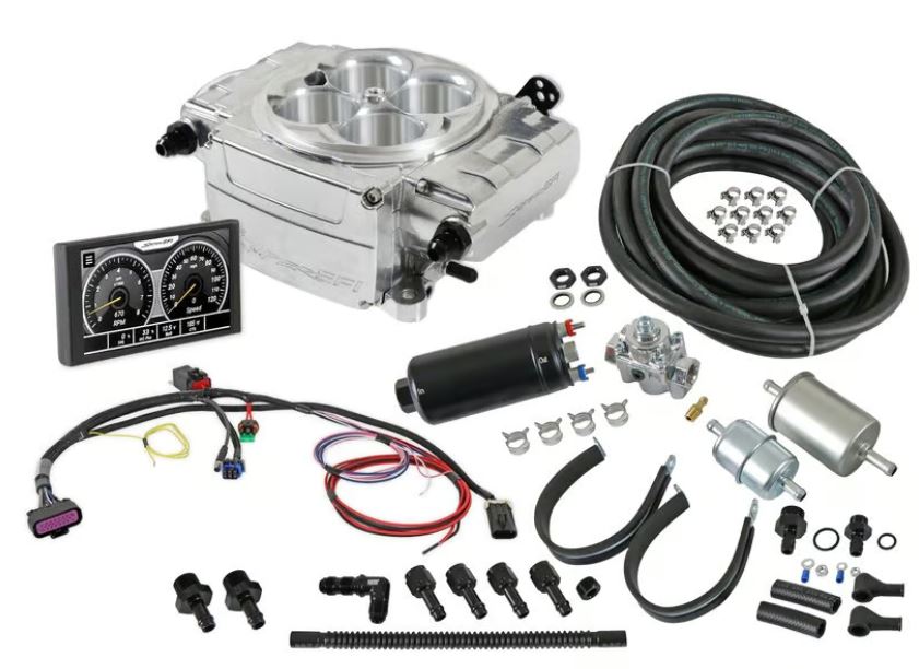 Holley Sniper 2 550-510K EFI Fuel Injection Master Kit - Shinny Finish
