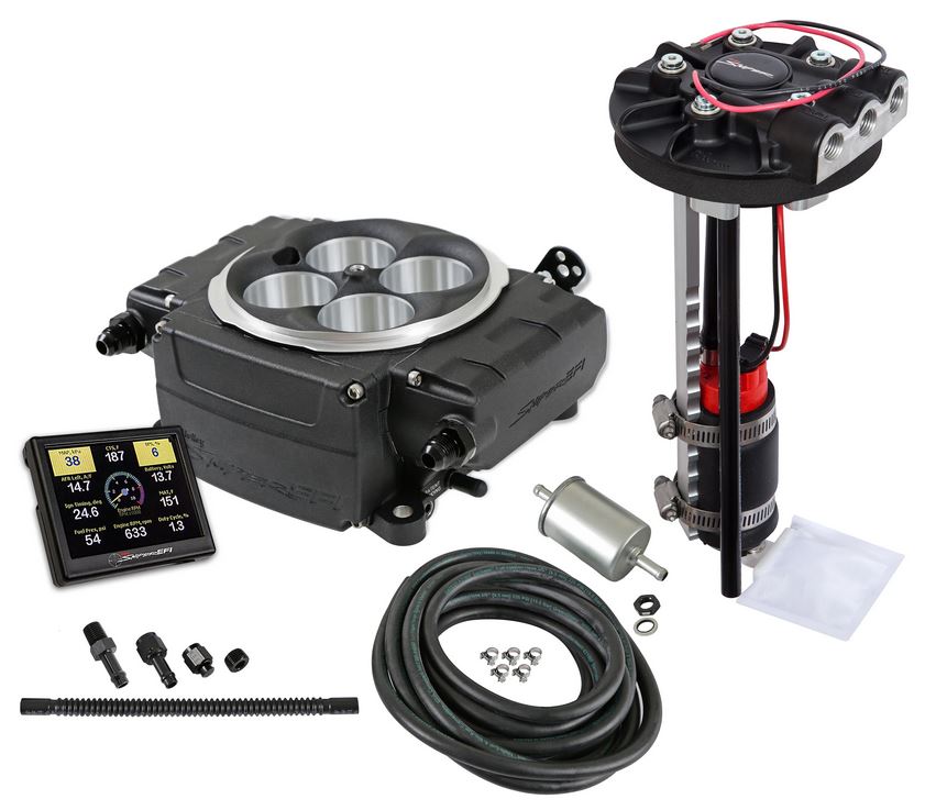 Holley Sniper 2 550-511D EFI Fuel Injection Returnless Master Kit - Black Finish