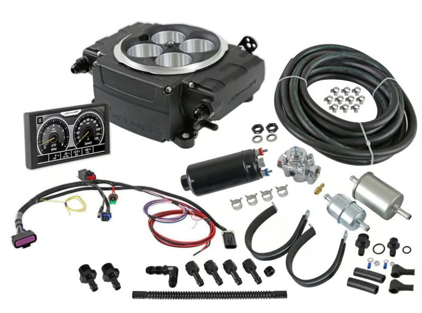 Holley Sniper 2 550-511K EFI Fuel Injection Master Kit - Black Finish