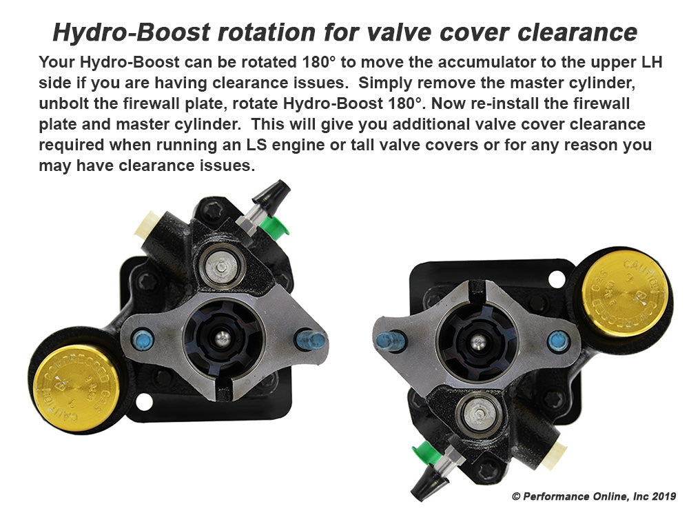 1955-59 Chevy, GMC Truck Hydropower Power Brake Booster Kit, Frame Mount