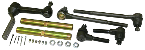 1961-64 Chevy Impala High Performance Tie Rod and Idler Arm Kit, For Tubular Control Arms