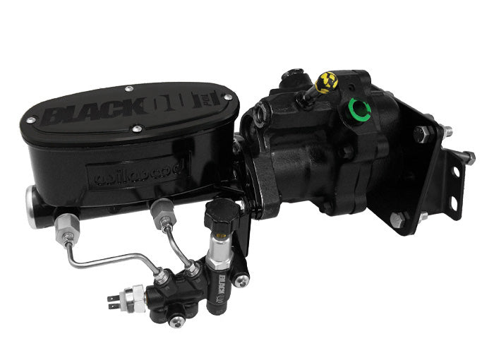 1964-72 Chevy Chevelle BlackOut Series POL or Wilwood Hydropower Brake Boost Kit