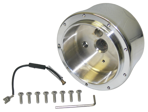 Chrome steering Wheel Adapter for GM style Column