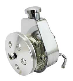 BBC Chevy Chrome SWP Power Steering Pump Bracket Kit Saginaw GM 396 454