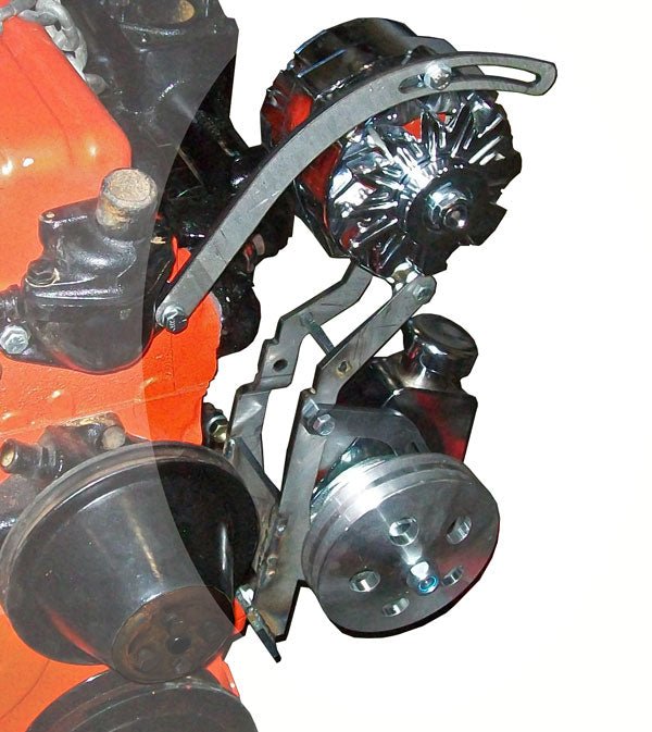 Power Steering Pump and Alternator Bracket, 1955-62 Chevy 235 6 Cylinder
