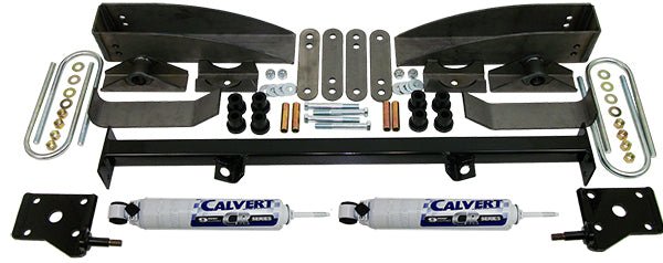 1955-57 Chevy Belair Rear Leaf Spring Relocation Kit - Deluxe