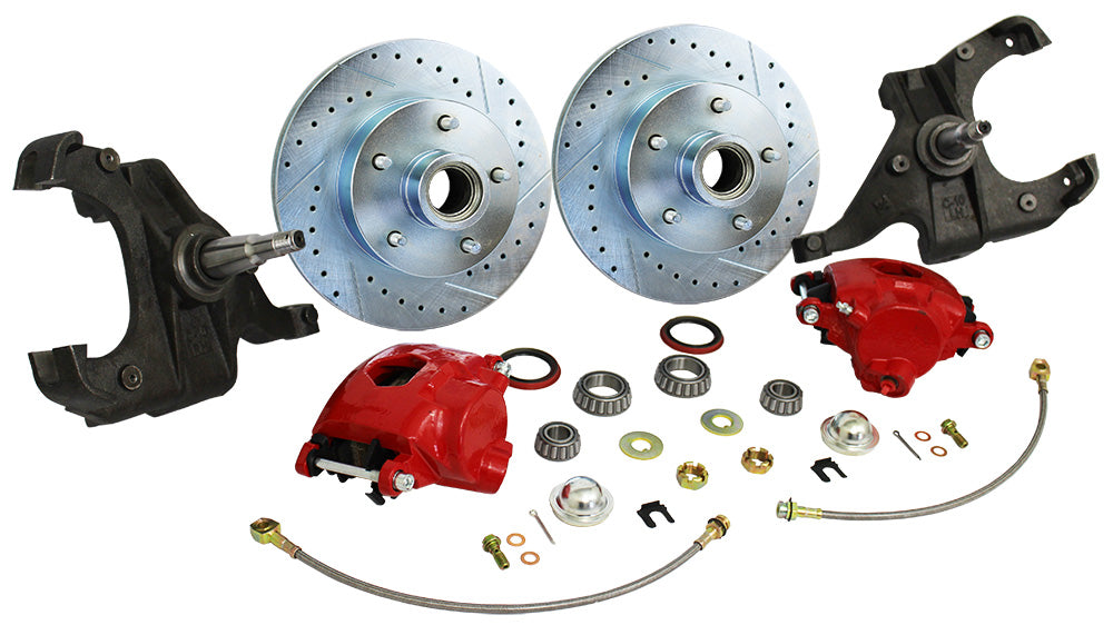 1971-72 Chevy C10, GMC C15 Truck Disc Brake and Drop Spindle Kit