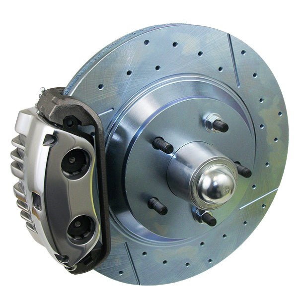 1964-72 Pontiac GTO, LeMans and Tempest Disc Brake Conversion, 13" Rotors, 2" Drop Spindles