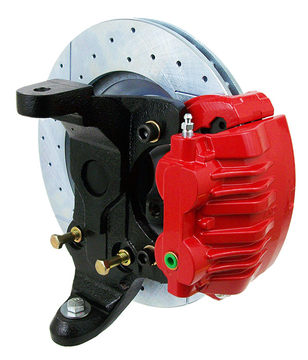 1965-70 Chevy Impala 13" Disc Brake Conversion, Dual Piston Calipers, Drop Spindles