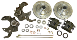 1968-74 Chevy Nova Disc Brake Conversion Kit, 2" Drop Spindles