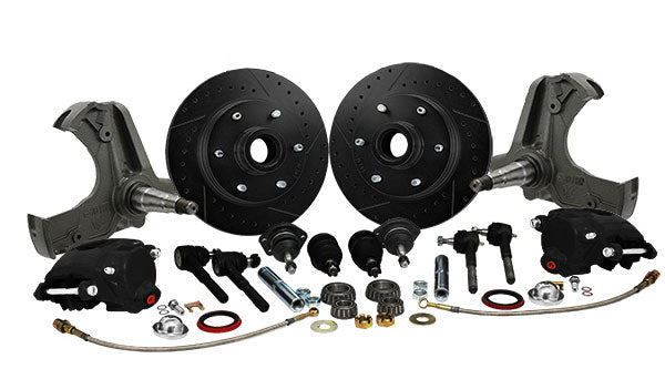 1963-70 Chevy C10, GMC C15 Truck "BLACKOUT" Disc Brake Conversion, Deluxe 6 Lug
