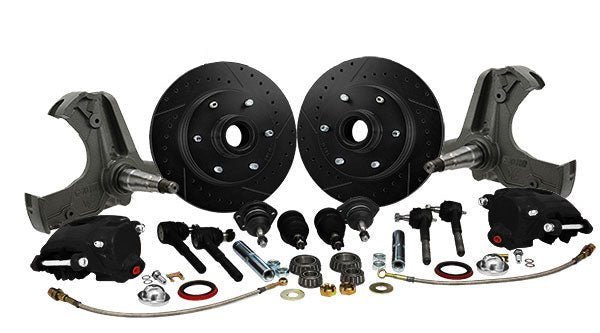 1963-70 Chevy C10, GMC C15 Truck "BLACKOUT" Disc Brake Conversion, Deluxe 6 Lug
