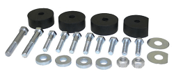 1955-57 Chevy Belair Turbo Transmission Side Mount Urethane Bushing & Hardware Kit