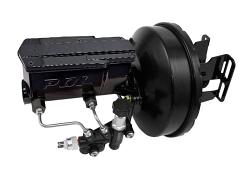 1960-66 Chevy C10, GMC C15 Truck Black Out Series Power Brake Booster Kit with POL or Wilwood Master Cylinder